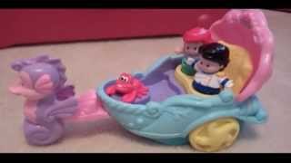 FisherPrice Little People Princess Ariels Coach [upl. by Lipinski278]