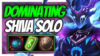 THIS HP5 SHIVA BUILD MAKES HIM A MENACE  Shiva Smite solo Ranked [upl. by Aivatnuhs]