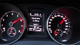 VW Golf 6 TSI 14 DSG 122bhp 0215 km acceleration [upl. by Lleon]