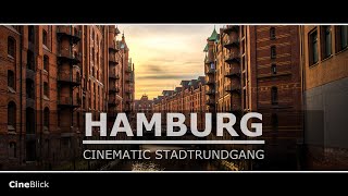 Hamburg Stadtrundgang CINEMATIC 4K [upl. by Earized116]