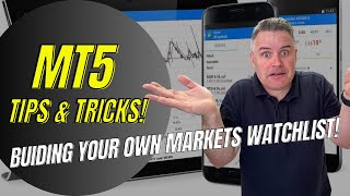 USING MT5  How to build your own markets watchlist MT5 TIPS amp TRICKS [upl. by Steffane739]