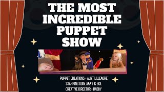 Aunt Lillemor Makes INCREDIBLE puppets for Odin Ammy and Sol They put on a brisbane show [upl. by Crowell889]