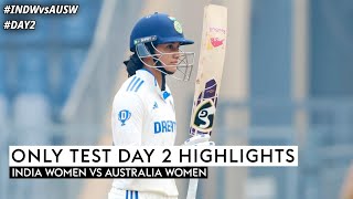 Ind Women vs Aus Women 1st Test Cricket Match Day 2 Highlights Cricket 19 Highlights [upl. by Oderfodog]