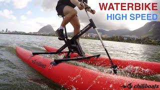 Bikeboat Up  GoPro view  Chiliboats High Performance Waterbikes [upl. by Neerom]