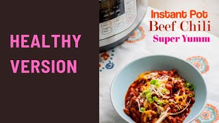 Beef Chili Recipe  Instant Pot Meal  Easy and Fast [upl. by Cronin]