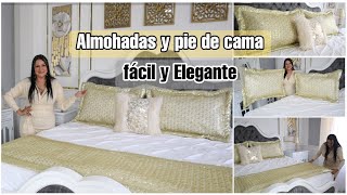 COMO HACER FUNDAS PARA ALMOHADAS FACILES Y ELEGANTES trending [upl. by Odetta]