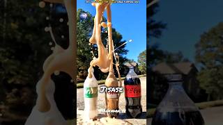 Relationship Between Coca Cola And Mentos shorts ytshorts youtubeshorts facts trending [upl. by Arracot]