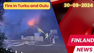 Finnish News 30092024  Fire in Turku and Oulu  FlixBus Expands in Finland [upl. by Charry665]