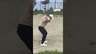 Collin Morikawa Bunker Swing Slow Motion [upl. by Corly]