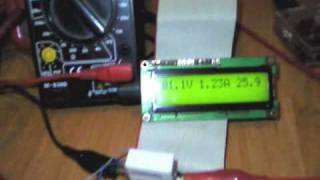 HD44780 LCD on ATTINY13 digital meter [upl. by Siskind]