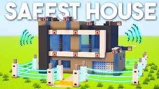 How to build the SAFEST House in Minecraft [upl. by Acisey]