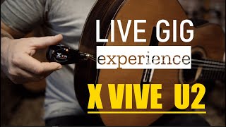 XVIVE U2 guitar wireless system  a simple cablefree solution for live gig  review [upl. by Upshaw]