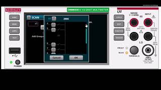 Keithley DMM6500  using a scan card is easy [upl. by Kamillah]