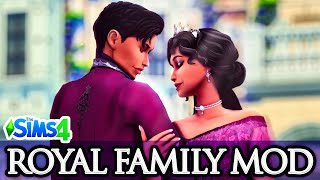 ROYAL FAMILY MOD  The Sims 4 Mod Review [upl. by Haeli705]