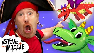 Halloween Magic Monster Party Story for Kids with Steve and Maggie  One Little Halloween Pumpkin [upl. by Sieber]