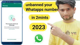 Whatsapp Account Banned Solution  How To Fix This Account Cannot Use WhatsApp  Whatsapp Problem [upl. by Adnovad]