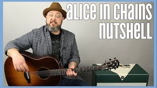 Alice in Chains Nutshell Guitar Lesson  Tutorial [upl. by Nnyluqcaj747]