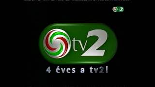 új csigaquot tv2 4 éves ident 20011004 [upl. by Darnall248]