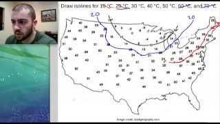 Drawing Isolines Worked Example  Middle School Science [upl. by Rebhun]