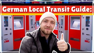 How To Buy Tickets and Navigate Germanys Public Transportation  Munich Germany [upl. by Kazmirci]