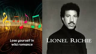 All Night Long Lyrics  Lionel Richie [upl. by Trahurn763]