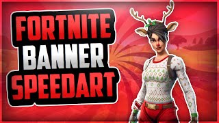 FORTNITE BANNER SPEEDART iOS GFX [upl. by Rogovy774]