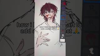 how i blur my lineart on procreate shorts arttutorial howto digitalart fyp [upl. by Aya618]