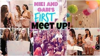 Our First MeetUp Vlog  Niki and Gabi Beauty [upl. by Cheryl]