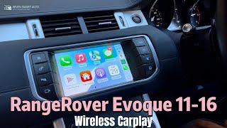 Range Rover Evoque 1116 Retrofitted Wireless CarPlay [upl. by Elpmet770]