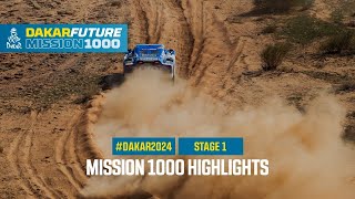 Mission 1000 Highlights  Stage 1  Dakar2024 [upl. by Yelyr551]