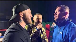 Danny Christie vs Paul Venis state off Streetbeefz uk [upl. by Ahtilat]