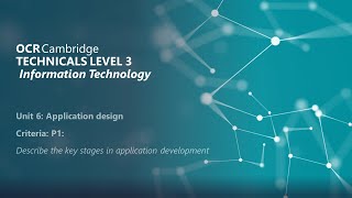 Cambridge Technicals L3 IT Unit 6 Application Design Pass 1 P1 [upl. by Eciuqram]