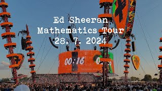 Ed Sheeran • Mathematics Tour 2024 Hradec Králové 28 7 2024 [upl. by Noseaj]