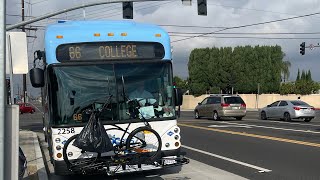 OCTA 2023 Gillig low flour plus CNG 2258 Ride along [upl. by Sidoma]