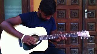 Snehithane Song Guitar version by Dinojen Tharmaretnam [upl. by Heber]