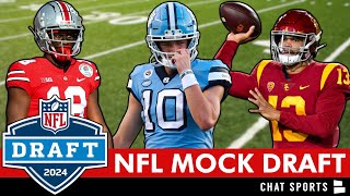 2024 NFL Mock Draft 1st Round Projections amp Some 2nd Round Picks After Regular Season [upl. by Misaq]