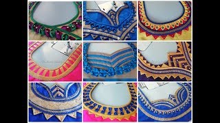 50 simple and latest back neck designs of a blouse  fashion designing [upl. by Shelby]