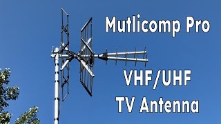 Multicomp Pro VHFUHF Outdoor OTA TV Antenna Review MP011354 [upl. by Aicineohp]