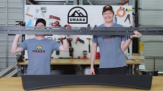 Installing a Unaka Gear Co Transit 148 Premium Roof Rack  StepbyStep Installation Guide [upl. by Birck]