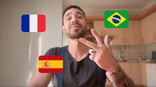 French vs Spanish vs Brazilian Portuguese Which one is the hardest for English natives [upl. by Nnylarac121]