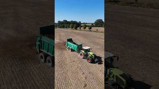 CLAAS AXION 950 mit TEBBE Streuer [upl. by Ruskin]