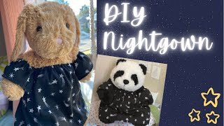 DIY Nightgown for a Stuffed Animal [upl. by Attenev990]