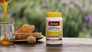 Ingredients make all the difference Swisse Ultiboost Vitamin C  Manuka Honey [upl. by Vasti604]