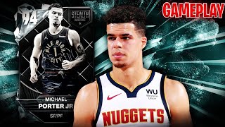 DIAMOND MICHAEL PORTER JR IS AN INCREDIBLE OFFENSIVE SF AT 610 IN NBA 2K25 MyTEAM [upl. by Goody]