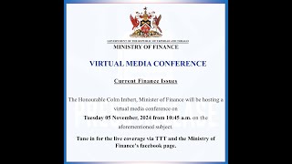 Media Conference Hosted By The Ministry Of Finance [upl. by Inaflahk]