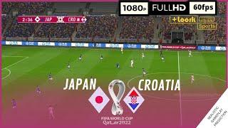 JAPAN vs CROATIA  World Cup Qatar 2022 • Round of 16  RealisticSimulation [upl. by Nayt]