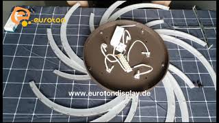 LED Deckenlampe 2042 Serie Montage Anleitung Eurotondisplaycom [upl. by Aigroeg922]