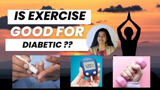 Is Exercise Good for Diabetes  Exercise for diabetes  Does Exercise control Blood sugar [upl. by Ledeen136]