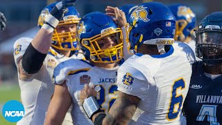 South Dakota State vs Villanova 2021 FCS quarterfinal highlights [upl. by Aleina]