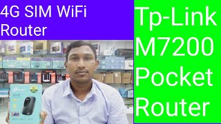 TPLink M7200 Pocket Router Review SIM WiFi Router 4G LTE Router M700 Pocket Router Price [upl. by Yuhas394]